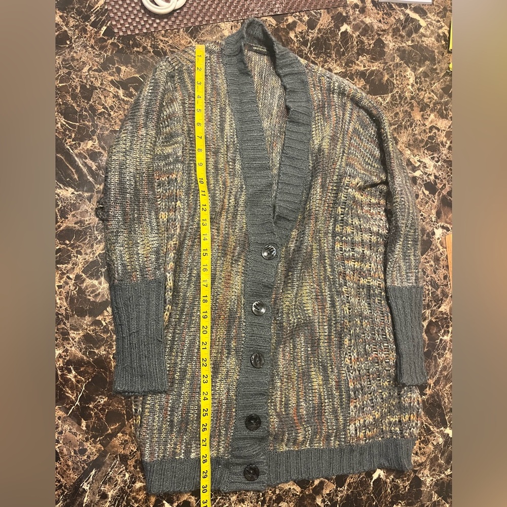 Men's Multicolor Cardigan Sweater